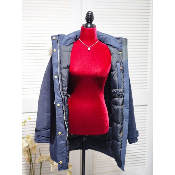 NWOT Spire By Galaxy Women's Navy Blue Jenar Heavyweight Coat Jacket Size S 2206 - Picture 12 of 15